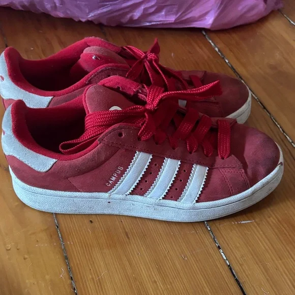 adidas gazelle silver green womens adidas Kids' Grade School Campus 00s Shoes, Size 4.5, Dark Green/White main image 1